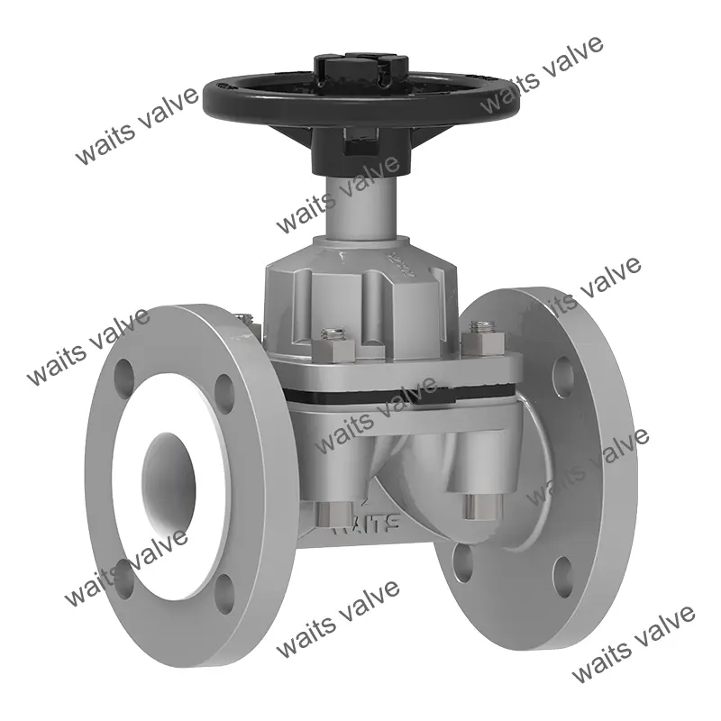 Ptfe Lined Diaphragm Valve