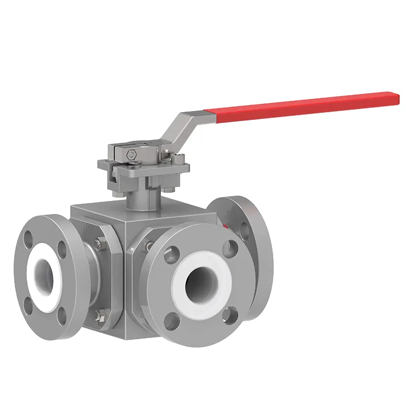 PTFE xếp van ba chiều