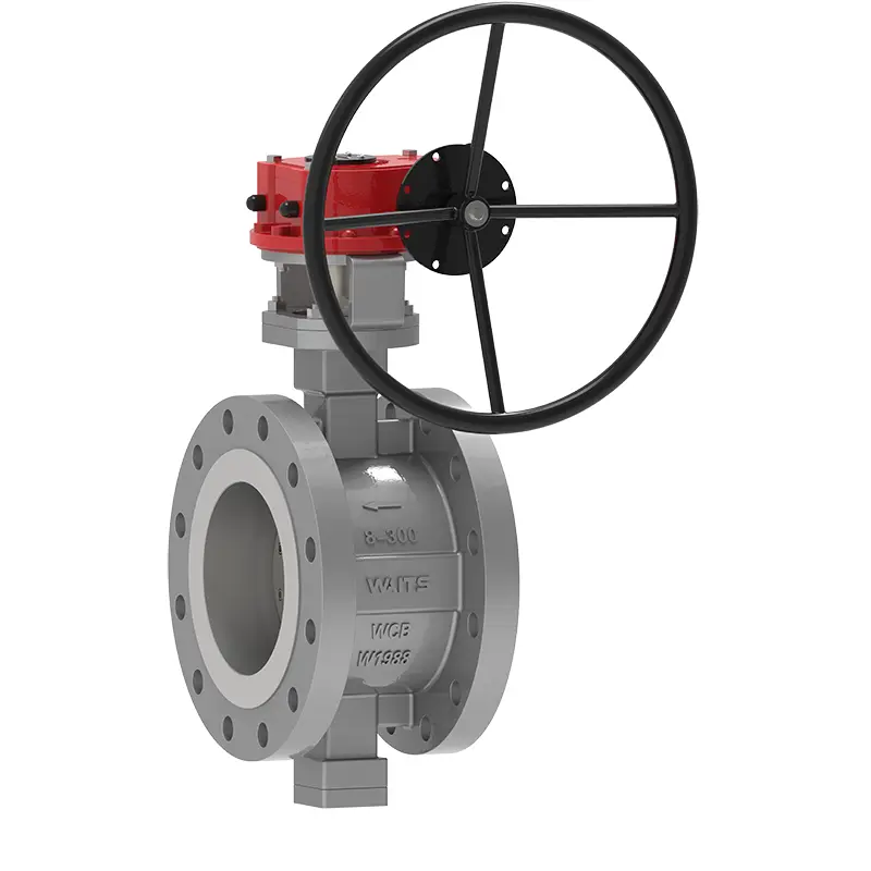 Triple Listric Metal Sated Flange Butterfly Valve